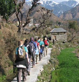 Trains, trekking and transforming lives