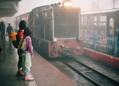 Lost, alone and vulnerable children at railway station in India